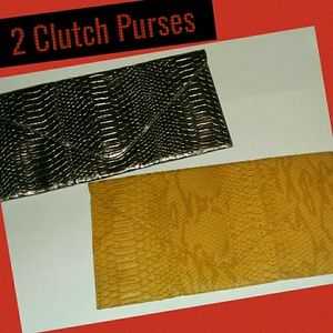 2 Clutch Purses 🎉🎉💛❤